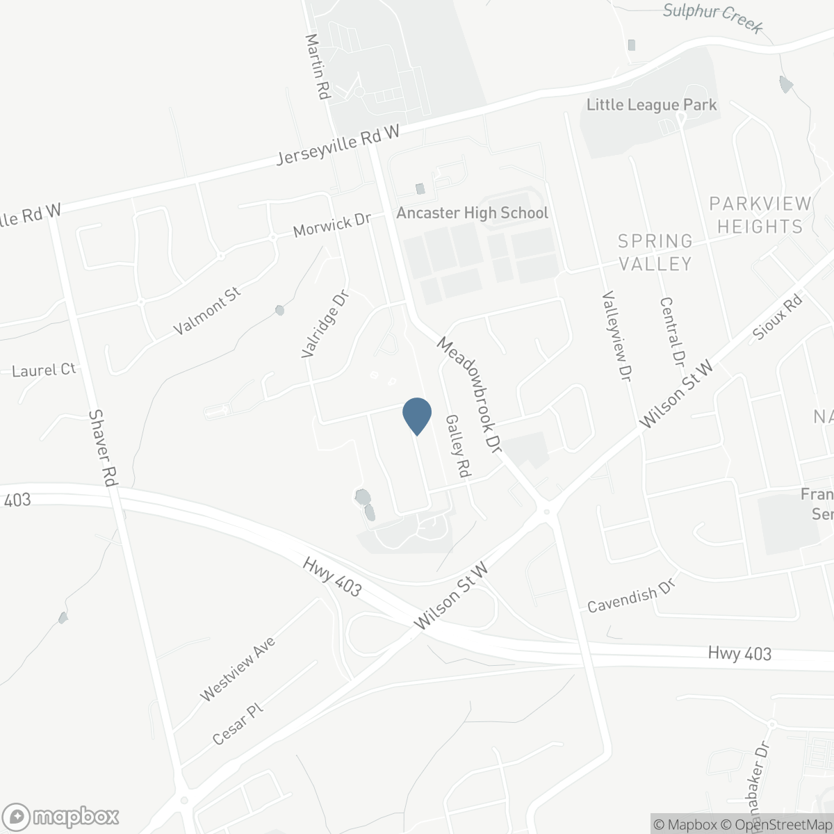 365 VALRIDGE DRIVE, Ancaster, Ontario L9G 0B1